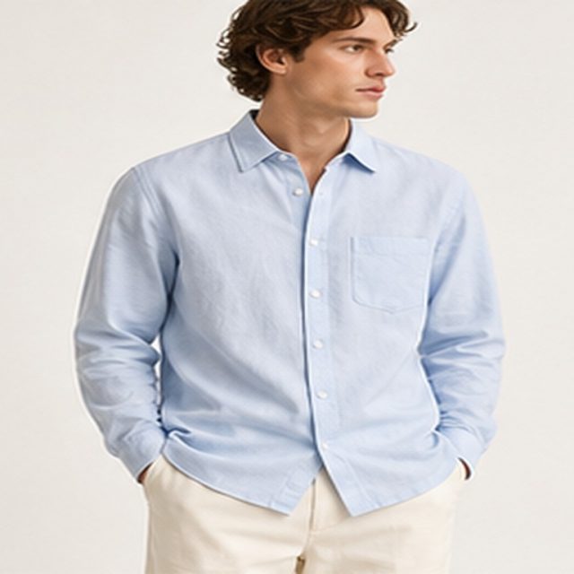Pale Sky Relaxed Shirt